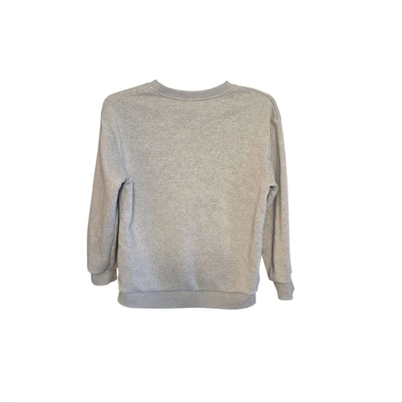 Women's Gray Holidays HalloThanksMas Sweatshirt Size M - Picture 2 of 5